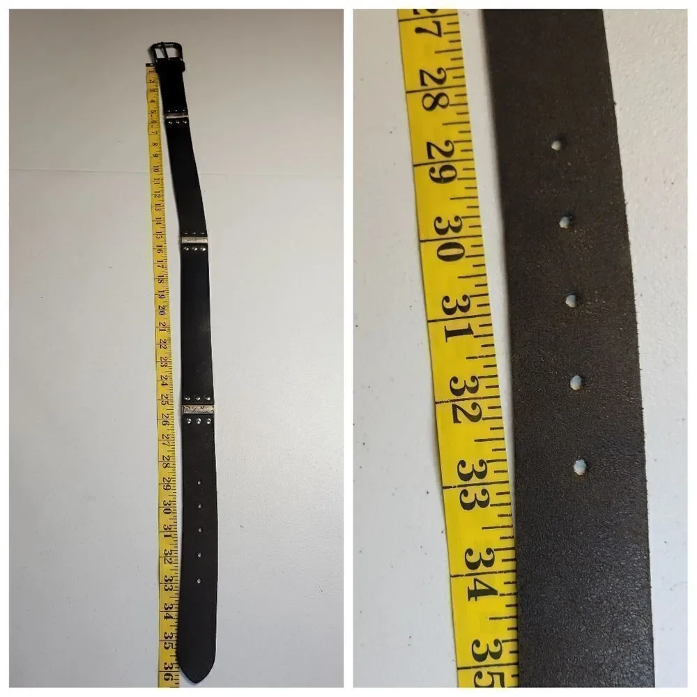Chassis Hipwear Brutalist Raw Leather and Tarnished Silver Belt